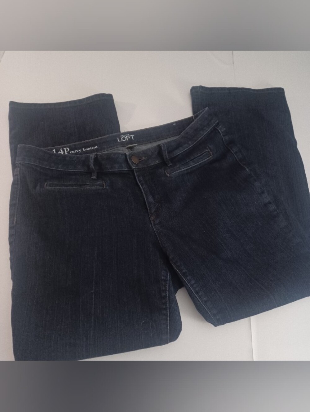Loft Curvy Bootcut Jeans Sz 14P